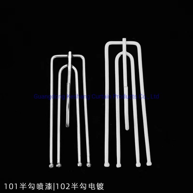 Metal Curtain Hooks Drapery Hook Pins for Window Door Shower Curtain