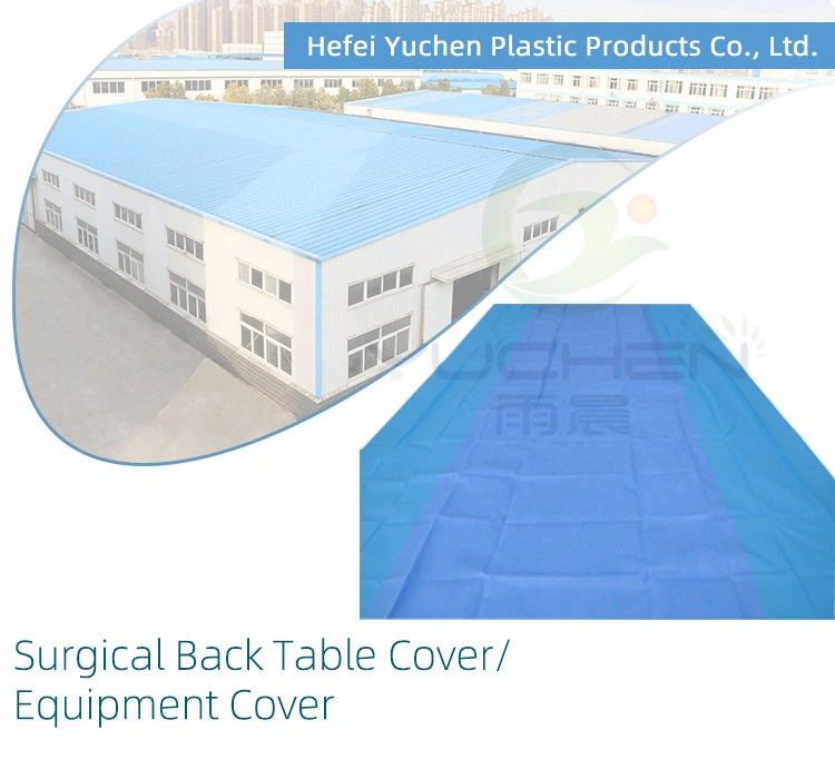 Disposable Manufacturer Non-Sterile SMS/Hydrophilic PP Reinforced Surgical Back Table Cover for Surgical Pack for Surgery for Hospital for Surgical Drape