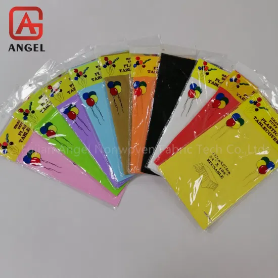 Fujian Angel PVC 테이블 커버 일회용 플라스틱 식탁보